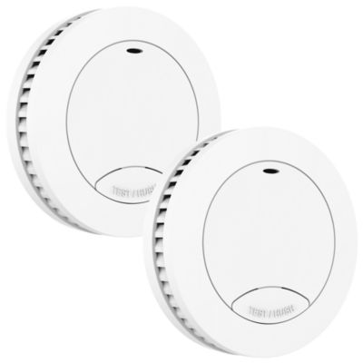 Détecteur de fumée Aroha Safety Pro Mini - Batterie 10 ans - Détecteur de fumée - Alarme incendie - 2 pièces