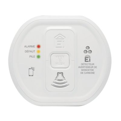 Détecteur de monoxyde de carbone Ei208W - NF 10 ans DAACO-EI208W-3XFR