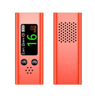 Détecteur de monoxyde de carbone portable 3 en 1, détecteur de CO, alarme, capteur de température/humidité