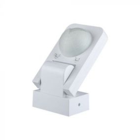 Détecteur de Mouvement Infrarouge Orientable IP65 Blanc - SILAMP