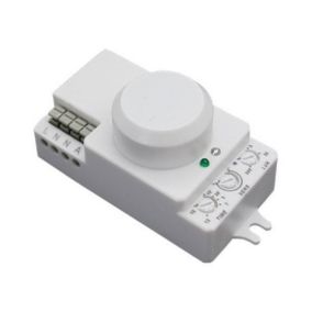 Détecteur de Mouvement Micro Ondes Blanc IP20 - SILAMP