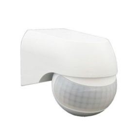 Détecteur de Mouvement étanche 180degrés IP54 Blanc - SILAMP