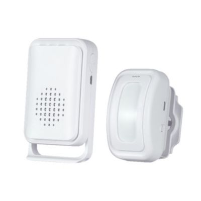 Alarme D'allée Solaire Sans Fil - Portée 800 M, Détecteur Mouvement Extérieur IP55, Batterie Rechargeable