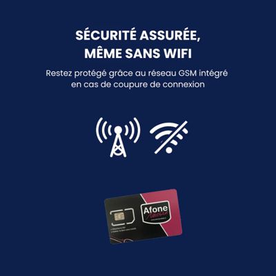 Daewoo - Alarme Maison WiFi + GSM Sans Fil Touch AM343 - Sans Abonnement - Kit Complet avec Caméras Full HD Intérieure/Extérieure
