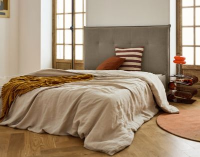 Dali - cadre de lit - 160x200 - en velours - Best Mobilier