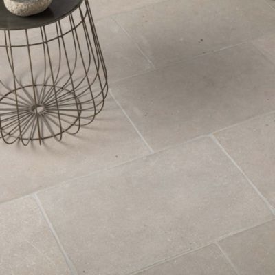 Dallage Pierre de l'Atlas Gris 60x40x1,5 cm - Intérieur et Extérieur (lot de 1,2 m² 5 dalles) - RO'MA NATURE