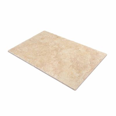 Dallage sol Travertin 40.6x61x1.2 cm - couleur Walnut - 1er choix