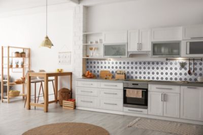 Dalle adhésive murale Wall Tiles DC FIX Carreaux de ciment étoiles L.30,5 x l.30,5 cm vendue par 6 pièces