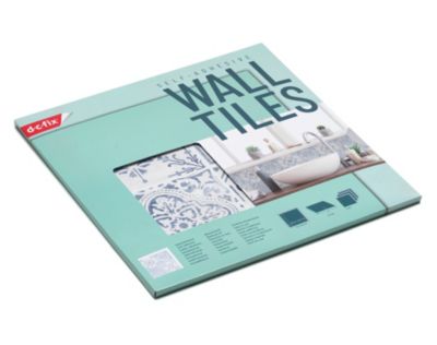 Dalle adhésive murale Wall Tiles DC FIX Carreaux de ciment vintage L.30,5 x l.30,5 cm vendue par 6 pièces