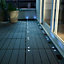 Dalle balcon emboitable composite avec LED Blooma 30 x 30 cm