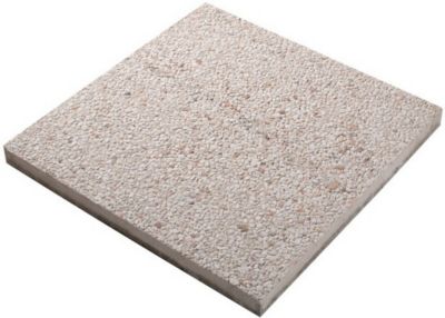 Dalle béton gravillons fond gris 40 x 40 cm, ép.3,5 cm