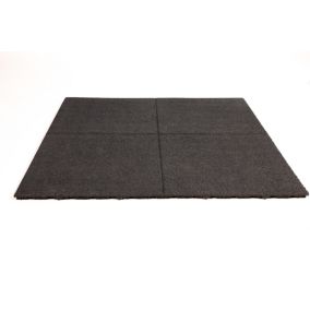 Dalle confort en caoutchouc recyclé L.100 x l.100 x ép.2.5 cm Creagreen