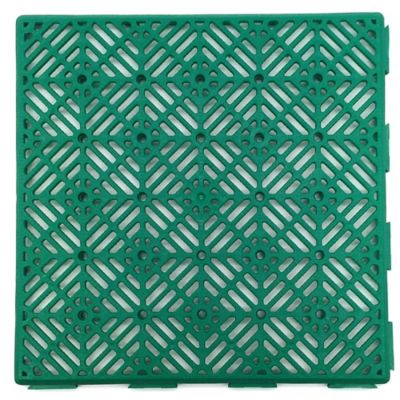 Dalle économique anti-humidité (Vert) - Pour sols de piscines, sur les terrasses et dans les zones humides 30 x 30 x 1,5 cm