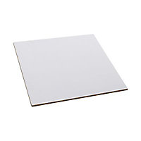 Dalle de liège adhésive DIALL blanche - 50 x 50 cm ép.10 mm (vendu par lot de 4 dalles)