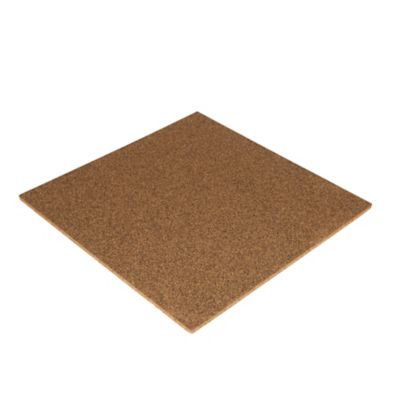 Dalle de liège et caoutchouc Diall - 50 x 50 cm ép.13 mm (vendu par lot de 4 dalles)