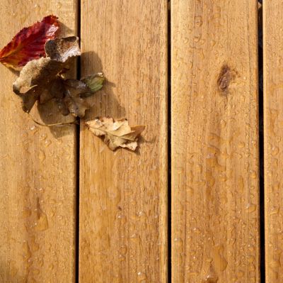 Dalle de terrasse bois d'acacia Floro Klikstrom L.30 x l.30 cm vendue par 4 pièces