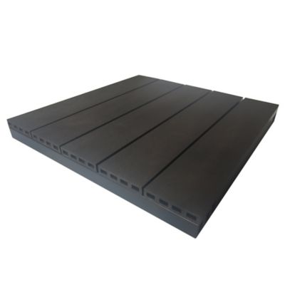 Dalle de terrasse composite anthracite 50 x 50 cm