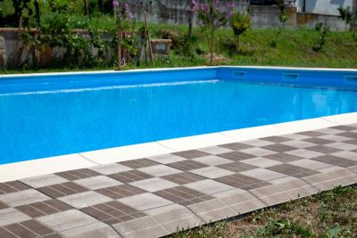 Dalle de terrasse composite anthracite LATERA Original 40x40x4,5 cm