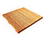 Dalle de terrasse en bois exotique 50 x 50cm, ép.30mm