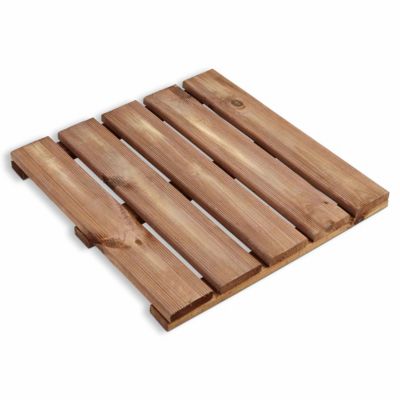 Dalle de terrasse pin marron Blooma Brantas 50 x 50 cm