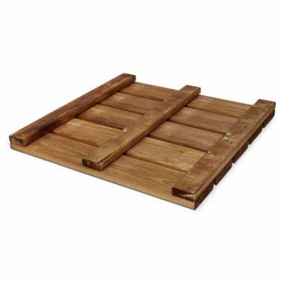 Dalle de terrasse pin marron Blooma Brantas 50 x 50 cm