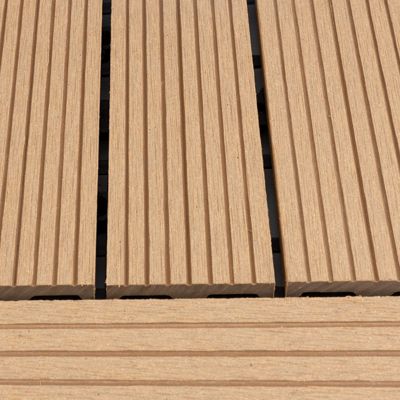 Dalle de Terrasse WPC Classic, Teck, 30 x 30 cm, 1 Pièce