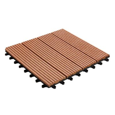 Dalle de Terrasse WPC Royal, Marron clair, 30 x 30 cm, 1 Pièce