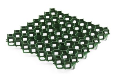 Dalle gazon pour parking ou allée verte 50x50 cm - lot de 16 pièces