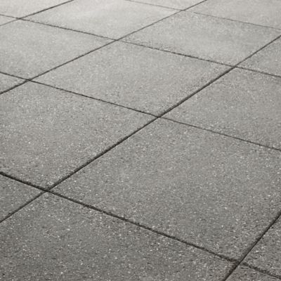 Dalle grenaillée Lagos anthracite 40 x 40 cm, ép.4 cm | Castorama