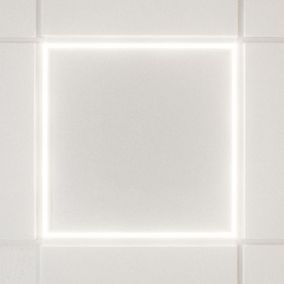 Dalle LED Cadre Lumineux 60x60 Slim 45W BLANC (Pack de 6) - Blanc Neutre 4000K - 5500K - SILAMP