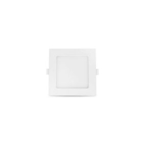 Dalle LED Encastrable Blanc 10W (100W) 700lm 160 IP44 145mmx145mm - Blanc Chaud 3000K