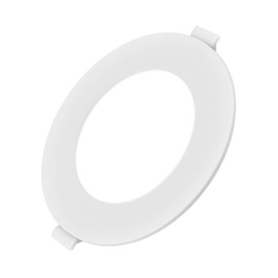 Dalle LED ronde extra plate 6W 3000K Diametre 128mm IP40