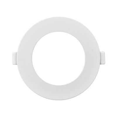 Dalle LED ronde extra plate 6W 3000K Diametre 128mm IP40