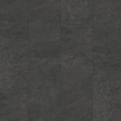 Dalle minérale composite clipsable Italo 80x40 cm décor béton anthracite GoodHome (vendue au carton)