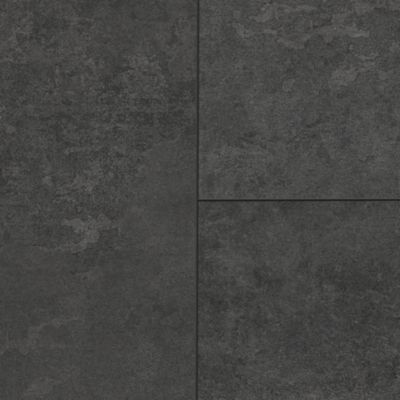 Dalle minérale composite clipsable Italo 80x40 cm décor béton anthracite GoodHome (vendue au carton)