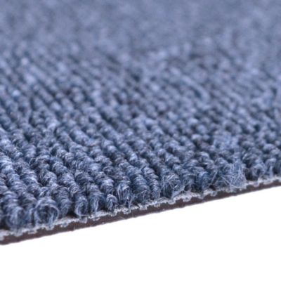 Dalle moquette bouclée - Bleu - Paquet de 5 m²