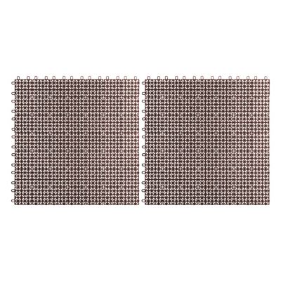 Dalle plastique marron Artor 55,5 x 55,5 cm (x 2)