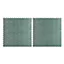 Dalle plastique vert Artor 55,5 x 55,5 cm (x 2)