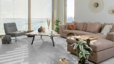Dalle PVC à clipser Senso Clic 3 béton gris 38,9 x 72,9 cm, Gerflor