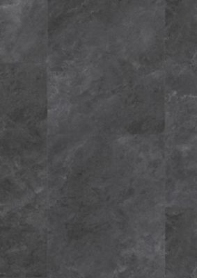 Dalle PVC à clipser Senso Premium Rigide acoutisque marbre gris foncé 39,9 x 73 cm, Gerflor
