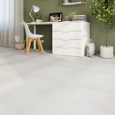 Dalle PVC adhésive cloud gris 30 x 30 cm (vendue au carton)