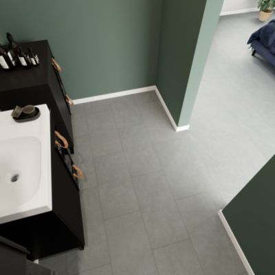 Dalle PVC clipsable Capella pierre blanche L.61 x l. 30.5cm GoodHome