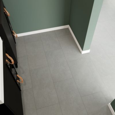 Dalle PVC clipsable Capella pierre blanche L.61 x l. 30.5cm GoodHome