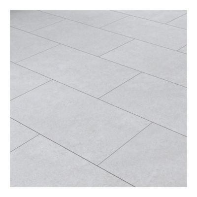 Dalle PVC clipsable Capella pierre blanche L.61 x l. 30.5cm GoodHome