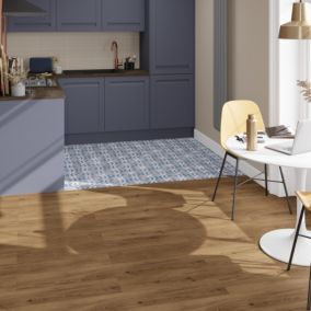 Dalle PVC clipsable Mambo 63x32 cm décor carreaux ciment multico GoodHome (vendue au carton)