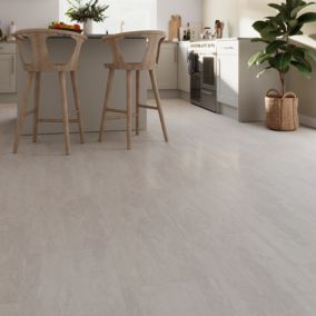 Dalle PVC clipsable Mambo 63x32 cm décor pierre travertin GoodHome (vendue au carton)