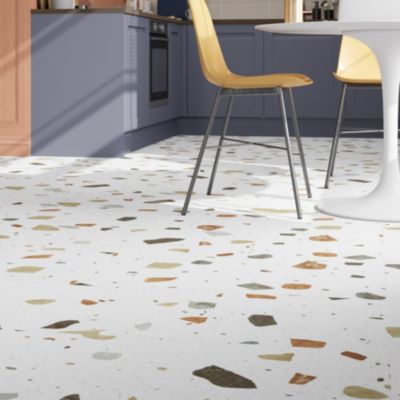 Dalle PVC clipsable Mambo 82x42 cm terrazzo GoodHome (vendue au carton)