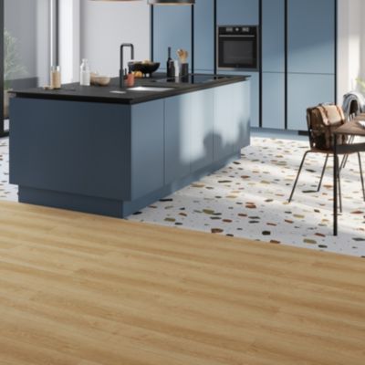 Dalle PVC clipsable Mambo 82x42 cm terrazzo GoodHome (vendue au carton)