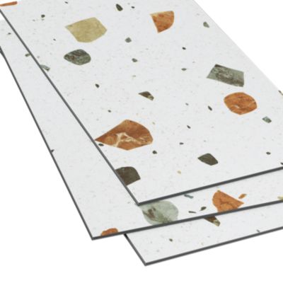 Dalle PVC clipsable Mambo 82x42 cm terrazzo GoodHome (vendue au carton)