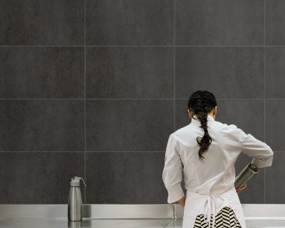 Dalle pvc Dumawall+ anthracite 65 x 37,5 cm (vendue au carton)